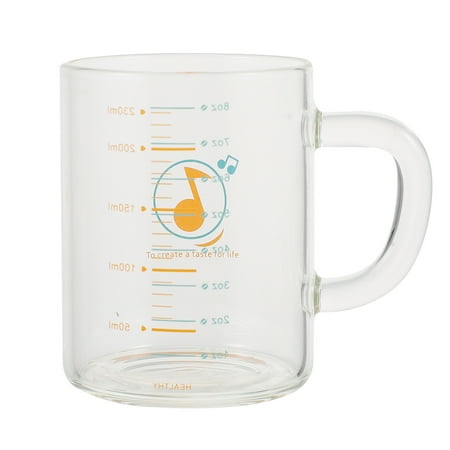 FRCOLOR 1pc Glass Coffee Measuring Cup Milk Measuring Cup with Scale (Assorted Color)
FRCOLOR 1pc Glass Coffee Measuring Cup Milk Measuring Cup with Scale (Assorted Color)