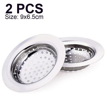 2 Pack Kitchen Sink Strainer Filter Food Catcher Floor Drain Sewer Lifting Cage Cover Device for Most Sink Drains Rust Free Stainless Steel
2 Pack Kitchen Sink Strainer Filter Food Catcher Floor Drain Sewer Lifting Cage Cover Device for Most Sink Drains Rust Free Stainless Steel