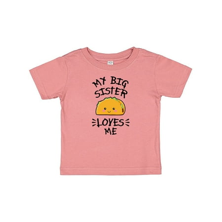 Inktastic My Big Sister Loves Me with Taco Illustration Gift Baby Boy or Baby Girl T-Shirt
Inktastic My Big Sister Loves Me with Taco Illustration Gift Baby Boy or Baby Girl T-Shirt