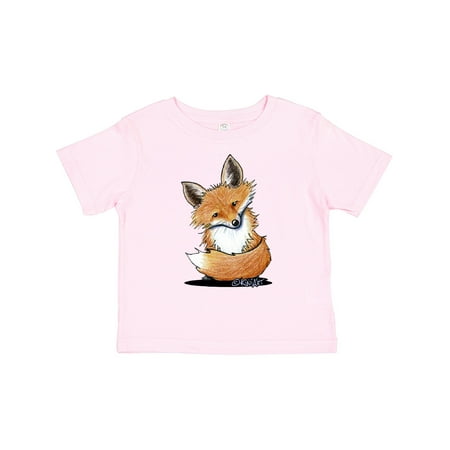 Inktastic KiniArt Fox Gift Toddler Boy or Toddler Girl T-Shirt