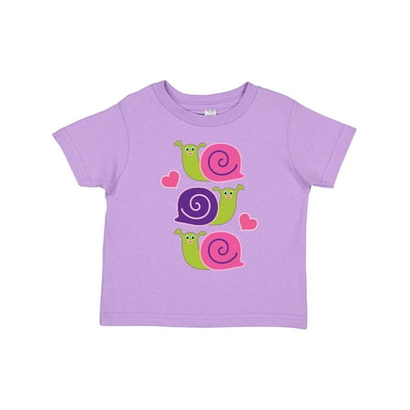 Inktastic Snail Lover Girl Garden Snails Gift Toddler Toddler Girl T-Shirt