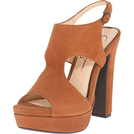 Jessica Simpson Women s Barrow Platform Dress Sandal Autumn Umber 8 M US New