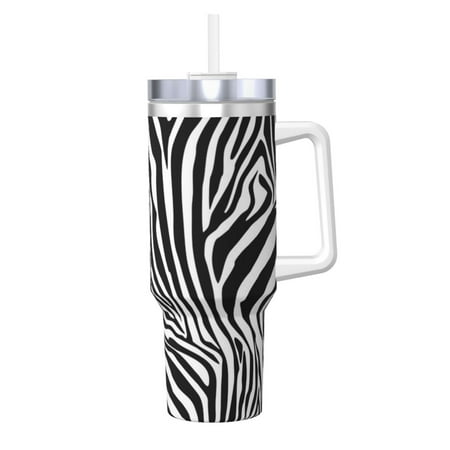 Zebra Pattern 40oz Car Insulated Cups Ice Bully Cup with Handle Double Stainless Steel Vacuum Tumblers Water Bottle with Lid and Straw
Zebra Pattern 40oz Car Insulated Cups Ice Bully Cup with Handle Double Stainless Steel Vacuum Tumblers Water Bottle with Lid and Straw