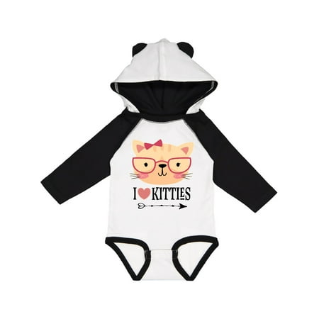 Inktastic Cat Lover I Love Kitties Gift Baby Girl Long Sleeve Bodysuit