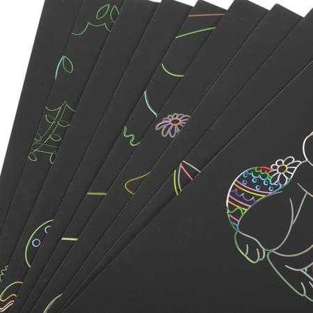 Frcolor 18pcs Funny Easter Scratch Paper Easter Scratch Papers Easter Crafts Easter Gifts for Kids Party 
Frcolor 18pcs Funny Easter Scratch Paper Easter Scratch Papers Easter Crafts Easter Gifts for Kids Party