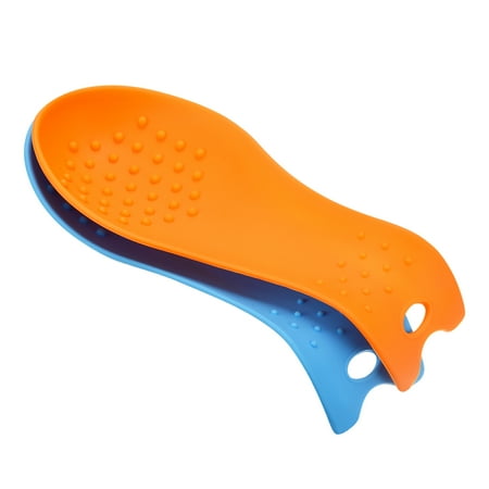 Uxcell 9.25 x 3.86 Heat Resistant Silicone Spoon Rest Kitchen Utensil Holder Blue/Orange 1Set
Uxcell 9.25 x 3.86 Heat Resistant Silicone Spoon Rest Kitchen Utensil Holder Blue/Orange 1Set