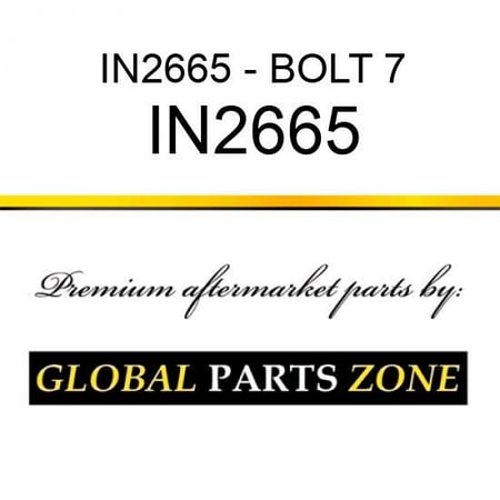 IN2665 - BOLT 7/8 X 3 fits Caterpillar (CAT)