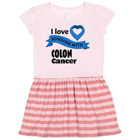 Inktastic I Love Someone with Colon Cancer blue heart ribbon Gift Toddler Girl Dress
Inktastic I Love Someone with Colon Cancer blue heart ribbon Gift Toddler Girl Dress