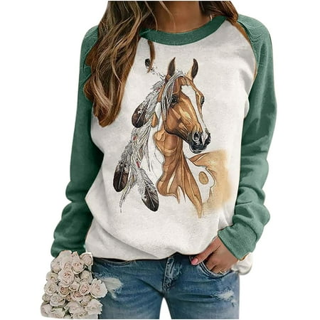Aueoeo Fall Tops for Women 2022 Trendy Winter Shirts for Women Women s Fashion Printed Loose T-Shirt Long Sleeves Blouse Round Neck Casual Tops
Aueoeo Fall Tops for Women 2022 Trendy Winter Shirts for Women Women s Fashion Printed Loose T-Shirt Long Sleeves Blouse Round Neck Casual Tops