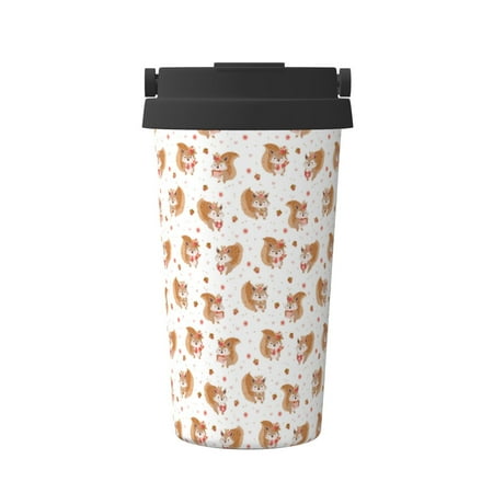 Gaeub Squirrel And Rose Print Travel Mug Insulated Coffee Mug with Leakproof Lid Travel Coffee Mug Vacuum Stainless Steel Double Walled Reusable Coffee Cup
Gaeub Squirrel And Rose Print Travel Mug Insulated Coffee Mug with Leakproof Lid Travel Coffee Mug Vacuum Stainless Steel Double Walled Reusable Coffee Cup