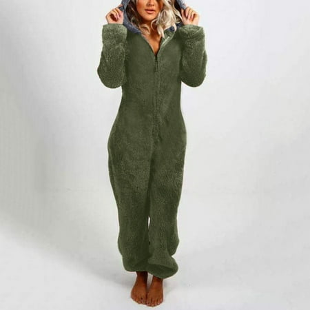 uikmnh Jackets for Women Women s Long Sleeve Pajamas Casual Solid Color Zipper Loose Hooded Jumpsuit Pajamas Casual Winter Warm Rompe Cute Ears Sleepwear Army Green L
uikmnh Jackets for Women Women s Long Sleeve Pajamas Casual Solid Color Zipper Loose Hooded Jumpsuit Pajamas Casual Winter Warm Rompe Cute Ears Sleepwear Army Green L