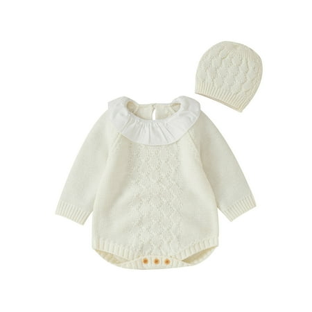 Baby Girls Autumn Print Cotton Crewneck Long Sleeve Knit Sweater Romper Bodysuit Pullover Hat Clothes Toddler Girls Winter Sweater
Baby Girls Autumn Print Cotton Crewneck Long Sleeve Knit Sweater Romper Bodysuit Pullover Hat Clothes Toddler Girls Winter Sweater