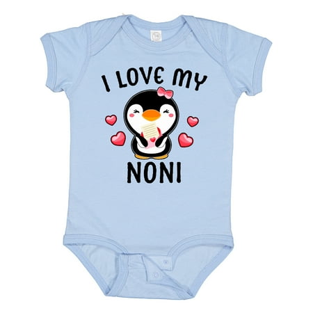Inktastic I Love My Noni with Cute Penguin and Hearts Gift Baby Girl Bodysuit
Inktastic I Love My Noni with Cute Penguin and Hearts Gift Baby Girl Bodysuit