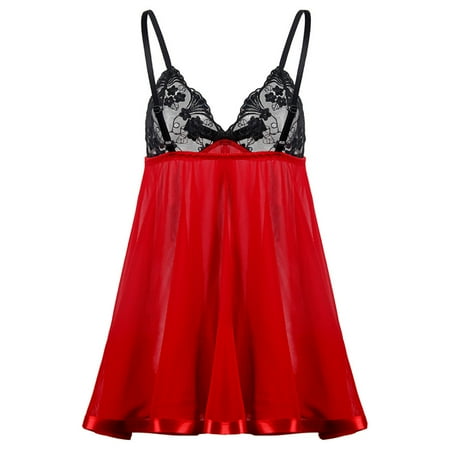 DORKASM Women s See Through Teddy Sleepwear Sexy See Through Plus Size Babydoll Lace Nightgown Lingerie Black 5XL
DORKASM Women s See Through Teddy Sleepwear Sexy See Through Plus Size Babydoll Lace Nightgown Lingerie Black 5XL