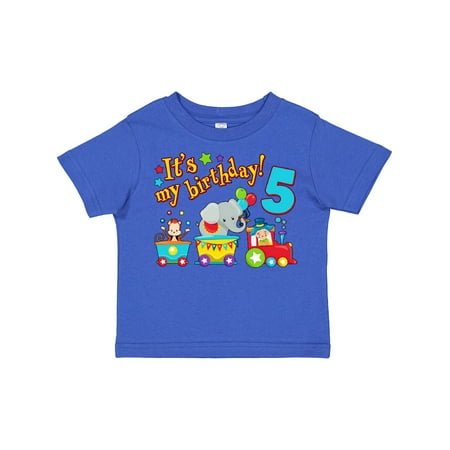 Inktastic Its My Birthday- Circus Train 5th Birthday Gift Toddler Boy or Toddler Girl T-Shirt
Inktastic Its My Birthday- Circus Train 5th Birthday Gift Toddler Boy or Toddler Girl T-Shirt
