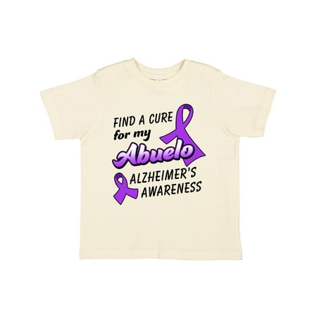 Inktastic Alzheimer s Awareness Find a Cure for my Abuelo Gift Toddler Boy or Toddler Girl T-Shirt
Inktastic Alzheimer s Awareness Find a Cure for my Abuelo Gift Toddler Boy or Toddler Girl T-Shirt