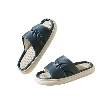 Woobling Unisex Non-slip Slides Slip On Slipper Bedroom Lightweight Memory Foam House Shoes Blue 8.5-9
Woobling Unisex Non-slip Slides Slip On Slipper Bedroom Lightweight Memory Foam House Shoes Blue 8.5-9