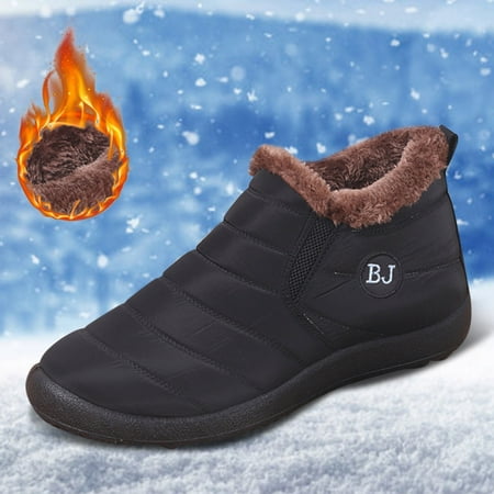 Cathalem Officer Shoes Men Fashion Winter Men Snow Boots Thick Soles Soft Soles Non Slip Solid Color Snow Hiking Boots Mens Black 9
Cathalem Officer Shoes Men Fashion Winter Men Snow Boots Thick Soles Soft Soles Non Slip Solid Color Snow Hiking Boots Mens Black 9