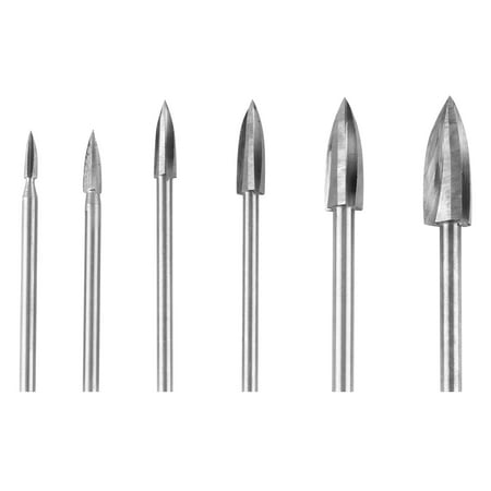 Engraving Drill Bits 6Pcs Engraving Drill Bit Set Wood Carving Tool Accessories Bit Universal Fitment
Engraving Drill Bits 6Pcs Engraving Drill Bit Set Wood Carving Tool Accessories Bit Universal Fitment