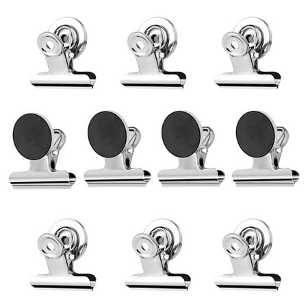 Magnetic Clips Magnet Clips Strong Refrigerator Magnet Clips Whiteboard Magnetic Non-Scratch 10Pcs-1.50in (Silver)
Magnetic Clips Magnet Clips Strong Refrigerator Magnet Clips Whiteboard Magnetic Non-Scratch 10Pcs-1.50in (Silver)