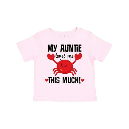 Inktastic My Auntie Loves Me Nephew Gift Toddler Boy or Toddler Girl T-Shirt