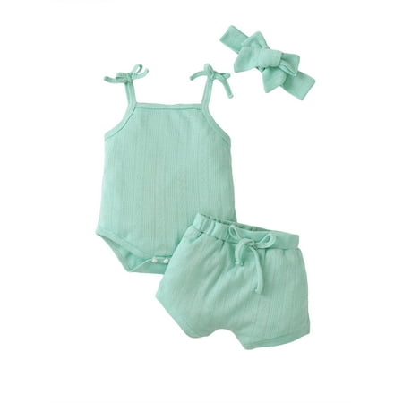 Bagilaanoe 2pcs Newborn Baby Girl Short Pants Set Sleeveless Romper Tops + Shorts + Headband 3M 6M 12M 18M Infant Casual Summer Outfits
Bagilaanoe 2pcs Newborn Baby Girl Short Pants Set Sleeveless Romper Tops + Shorts + Headband 3M 6M 12M 18M Infant Casual Summer Outfits