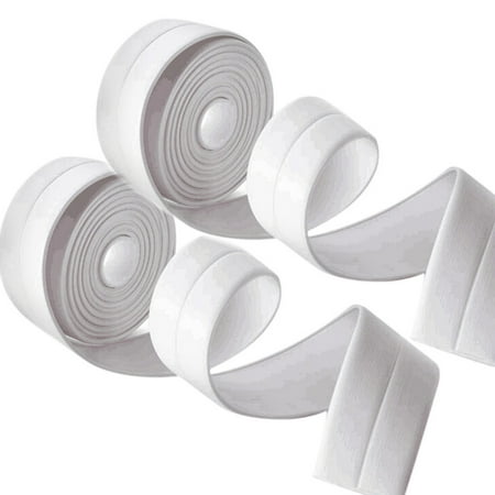 

Xinqinghao Sealing Wall Kitchen 2Pcs Bathroom Waterproof Tape Adhesive Tape Proof Kitchen，Dining Bar White