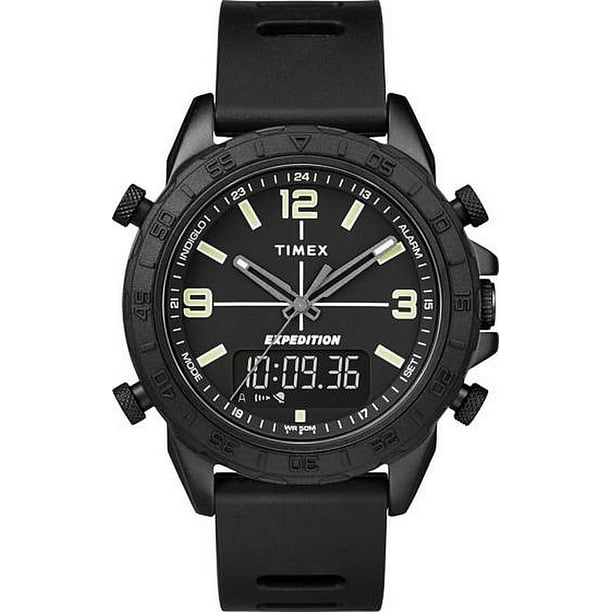 Men's Timex Expedition Pioneer Black Digital Analog Watch TW4B17000