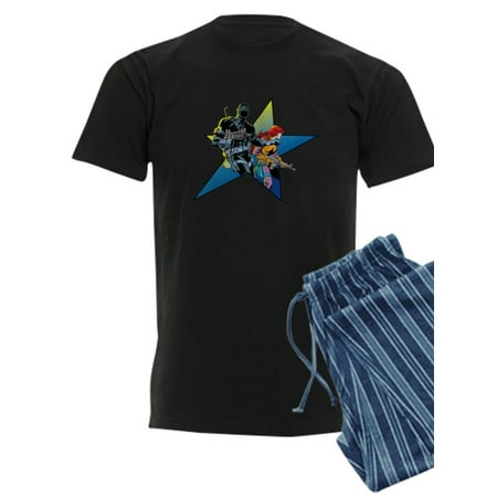 CafePress - G.I. Joe Snake Eyes And Scarlett - Men s Dark Pajamas