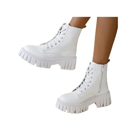 Difumos Womens Casual Boots Platform Lace Up&Zipper Combat Bootie US 4-9 
Difumos Womens Casual Boots Platform Lace Up&Zipper Combat Bootie US 4-9