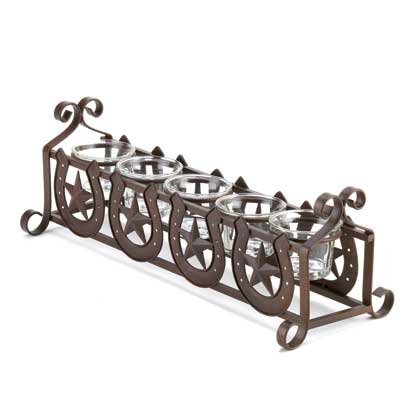Horseshoe Stars Candleholder Home Decor Home Decorative Items Accessories and Gifts