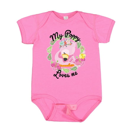 Inktastic Baby Flamingo My Poppy Loves Me with Flower Wreath Gift Baby Boy or Baby Girl Bodysuit
Inktastic Baby Flamingo My Poppy Loves Me with Flower Wreath Gift Baby Boy or Baby Girl Bodysuit
