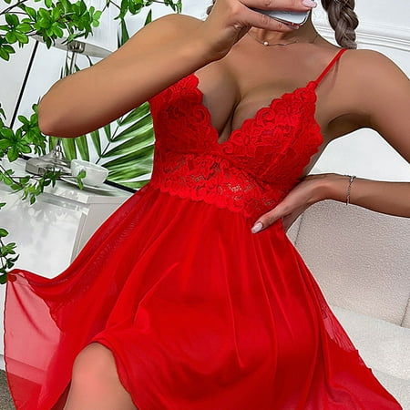 Ykohkofe Womens Sexy Desire Lace Mesh Hollow Waist Nightdress Sexy Lingerie Strap Sleepwear
Ykohkofe Womens Sexy Desire Lace Mesh Hollow Waist Nightdress Sexy Lingerie Strap Sleepwear