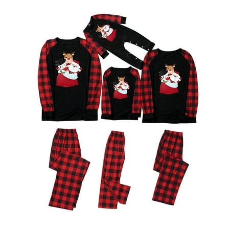Christmas Pajamas for Family Christmas Plaid Elk Print Blouse Tops Pants Family Clothes Pajamas
Christmas Pajamas for Family Christmas Plaid Elk Print Blouse Tops Pants Family Clothes Pajamas