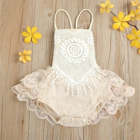 NIUREDLTD Baby Girls Cotton Lace Spring Summer Sleeveless Romper Bodysuit Clothes
NIUREDLTD Baby Girls Cotton Lace Spring Summer Sleeveless Romper Bodysuit Clothes