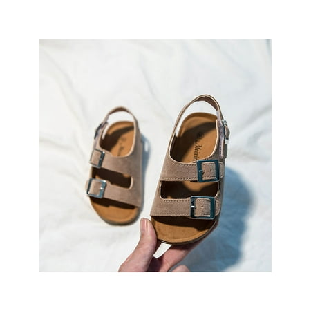 Fangasis Child Flats Magic Tape Summer Sandal Open Toe Sandals Girls Casual Shoe Beachside Breathable Beach Walking Apricot 8C
Fangasis Child Flats Magic Tape Summer Sandal Open Toe Sandals Girls Casual Shoe Beachside Breathable Beach Walking Apricot 8C