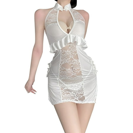 LBECLEY Womens Lingerie Lingerie for Women Push Up Lingerie for Women Translucent Solid Color Sweet Lingerie Suit Hot Lingerie Gown White One Size
LBECLEY Womens Lingerie Lingerie for Women Push Up Lingerie for Women Translucent Solid Color Sweet Lingerie Suit Hot Lingerie Gown White One Size
