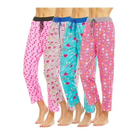 Lati Fashion Woman Pajamas Pants Female PJs Sleepwear (Pack of 4 Colors) Size Medium
Lati Fashion Woman Pajamas Pants Female PJs Sleepwear (Pack of 4 Colors) Size Medium