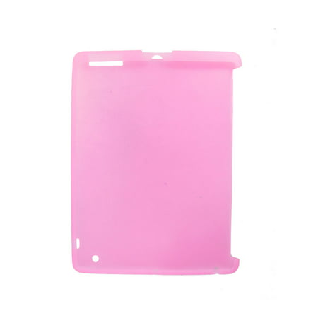 Smooth Silicone Skin Cover Pink Soft Guard for The New iPad