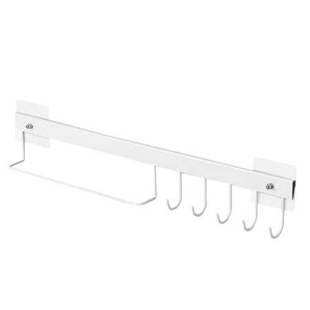 Worallymy Hook Rack Rail Wall Mounted Coat Hat Hanger Entryway Kitchen Utensil Hanging Stand with Adhesive White
Worallymy Hook Rack Rail Wall Mounted Coat Hat Hanger Entryway Kitchen Utensil Hanging Stand with Adhesive White