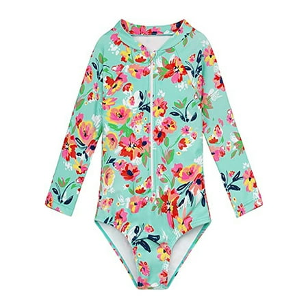 2-8Y Kids Girls Rash Guard Long Sleeve One Piece Swimsuits Zipper Bathing Suits UPF 50+ Sun Protection
2-8Y Kids Girls Rash Guard Long Sleeve One Piece Swimsuits Zipper Bathing Suits UPF 50+ Sun Protection