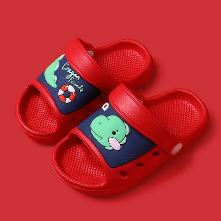 Daqian House Slippers for Kids on Clearance Kid s Cute Beach Slippers Sandals Boys Girls Clogs Non-Slip Dinosaur Water Shoes Kids Slippers for Girls Red 9.5(170)
Daqian House Slippers for Kids on Clearance Kid s Cute Beach Slippers Sandals Boys Girls Clogs Non-Slip Dinosaur Water Shoes Kids Slippers for Girls Red 9.5(170)