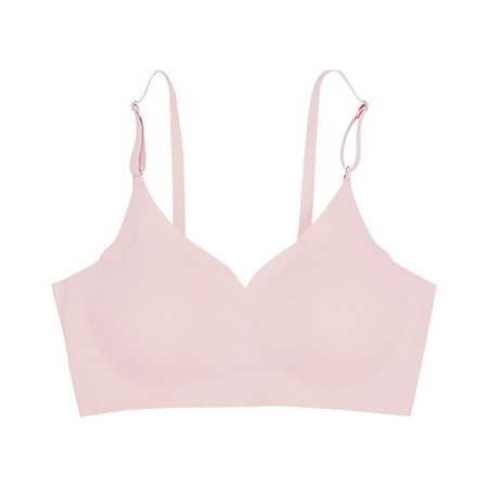 DENGDENG Women s Seamless Bralettes Crop Tops V Neck Cami Bras Comfort Bras Pink X-Large
DENGDENG Women s Seamless Bralettes Crop Tops V Neck Cami Bras Comfort Bras Pink X-Large