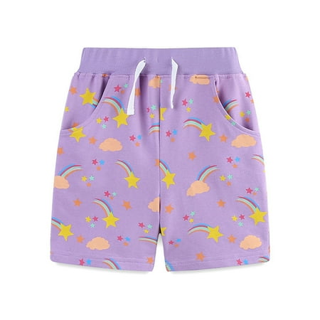 Esaierr Summer Toddlers Girls Shorts Cartoon Rainbow Fashion Cute Shorts Kids Cotton Sports Five Pant with Pockets for 2-8 Years
Esaierr Summer Toddlers Girls Shorts Cartoon Rainbow Fashion Cute Shorts Kids Cotton Sports Five Pant with Pockets for 2-8 Years