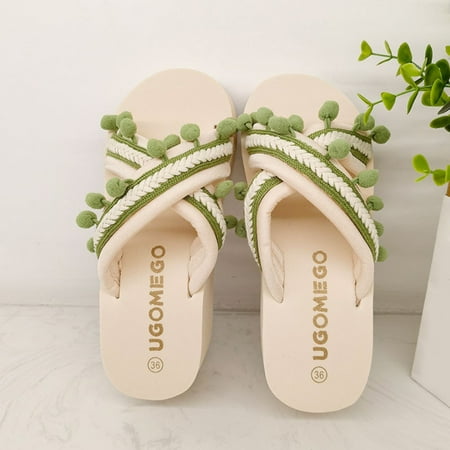 Cathalem Summer Beach Shoes Flat Slippers Women Flip Flop Fashion Shoes Leopard Slide Slippers for Women Green 7.50
Cathalem Summer Beach Shoes Flat Slippers Women Flip Flop Fashion Shoes Leopard Slide Slippers for Women Green 7.50