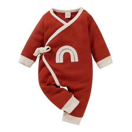 Patgoal Toddler Romper Girls Jumpsuit Rainbow Print Harness Fall Winter Outfits Cotton Bodysuit Long-sleeved V-neck Rompers Knitted Jumpsuit Baby Girl Romper
Patgoal Toddler Romper Girls Jumpsuit Rainbow Print Harness Fall Winter Outfits Cotton Bodysuit Long-sleeved V-neck Rompers Knitted Jumpsuit Baby Girl Romper