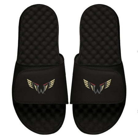 Men s ISlide Black Philadelphia Wings Primary Logo Slide Sandals