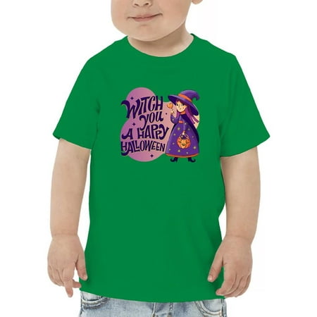 Witch You A Happy Hallowen! T-Shirt Toddler -Image by Shutterstock 2 Toddler