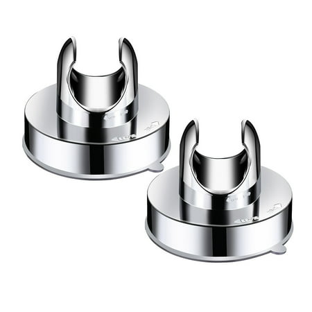 2Pcs Suction Cup Shower Head Wall Mount Holder Handheld Shower Sprayer Bracket