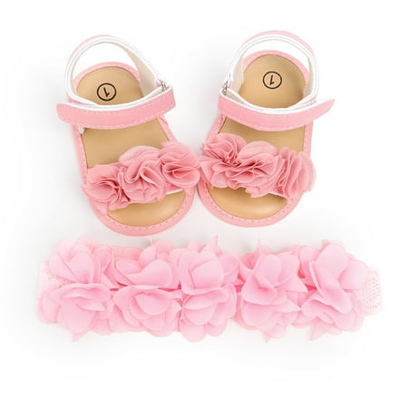 Dyfzdhu Baby Sandals Girls Rose Princess Sandals The Floor Non Slip First Walkers Prewalker Shoes Hairband 2pcs Set
Dyfzdhu Baby Sandals Girls Rose Princess Sandals The Floor Non Slip First Walkers Prewalker Shoes Hairband 2pcs Set